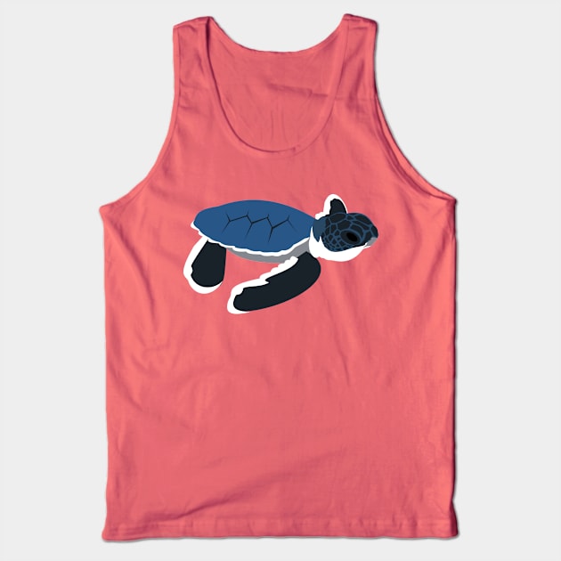 Green Sea Turtle Baby Tank Top by stargatedalek